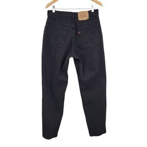 Levi's 951 Vintage 90s Orange Tab Jeans Black Denim Relaxed Fit Tapered Leg Pr#2